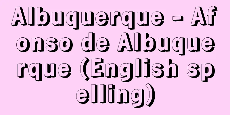Albuquerque - Afonso de Albuquerque (English spelling)