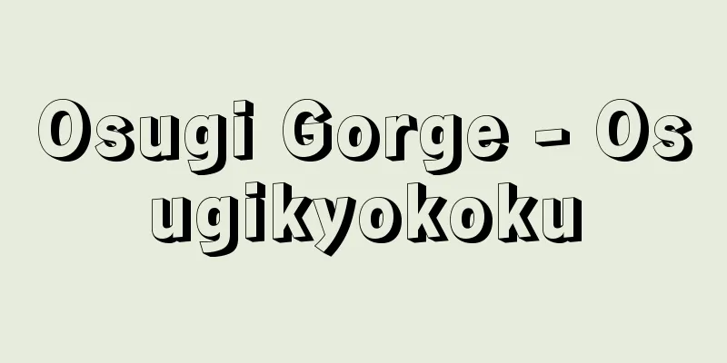 Osugi Gorge - Osugikyokoku
