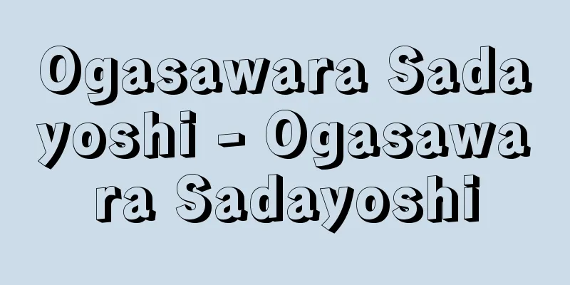 Ogasawara Sadayoshi - Ogasawara Sadayoshi
