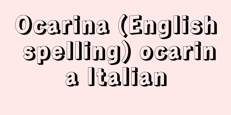 Ocarina (English spelling) ocarina Italian