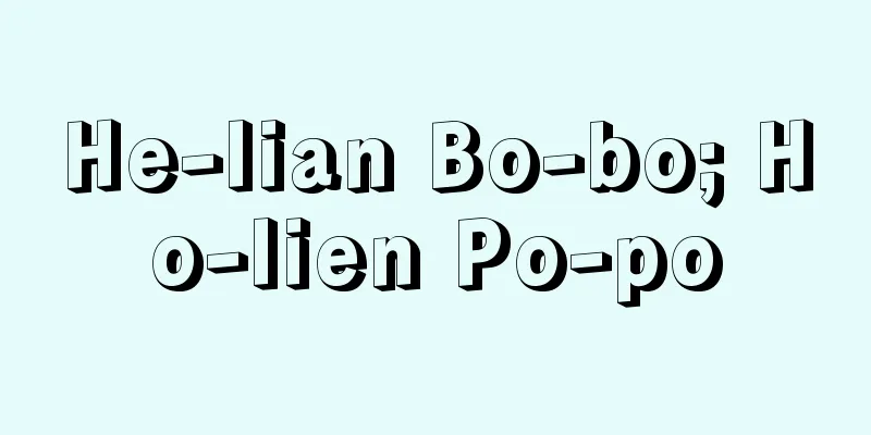 He-lian Bo-bo; Ho-lien Po-po