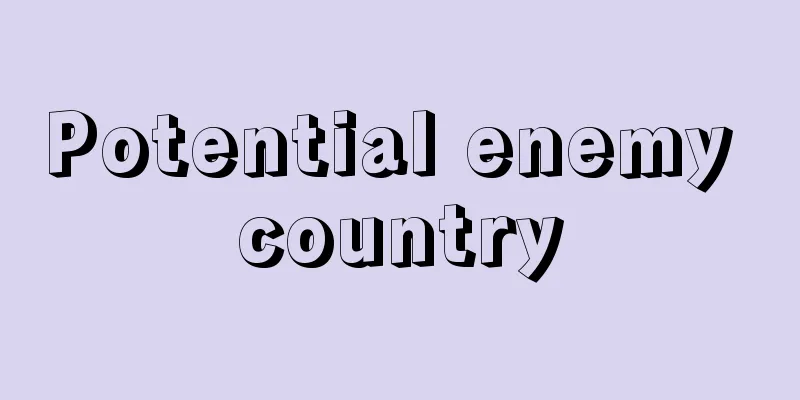 Potential enemy country