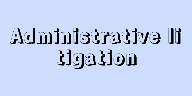 Administrative litigation