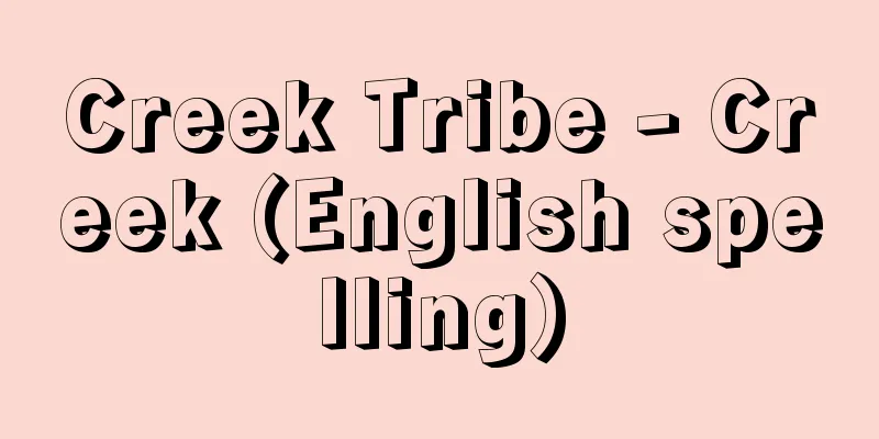 Creek Tribe - Creek (English spelling)