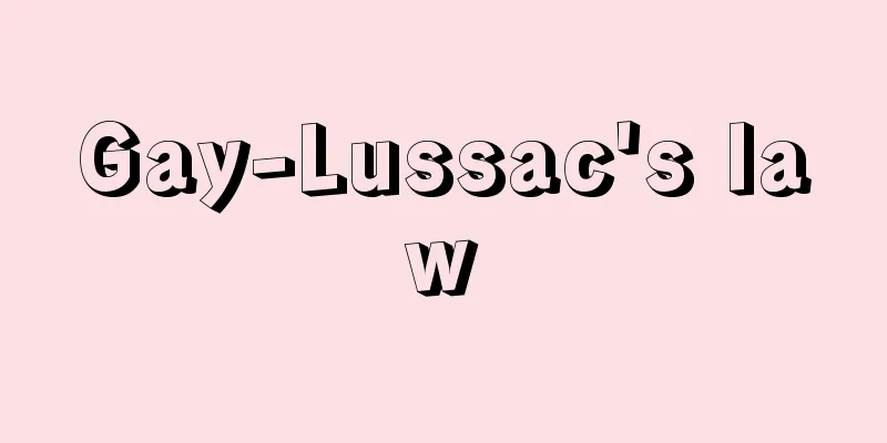 Gay-Lussac's law