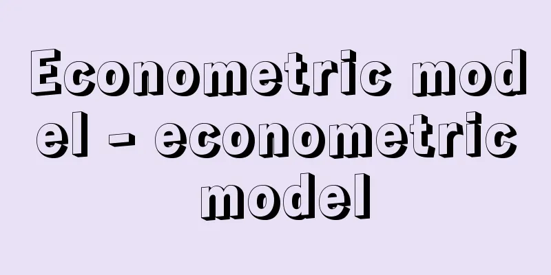 Econometric model - econometric model