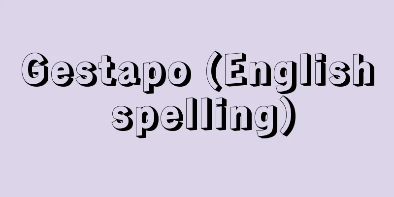 Gestapo (English spelling)