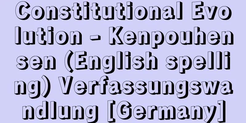 Constitutional Evolution - Kenpouhensen (English spelling) Verfassungswandlung [Germany]