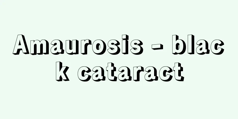 Amaurosis - black cataract