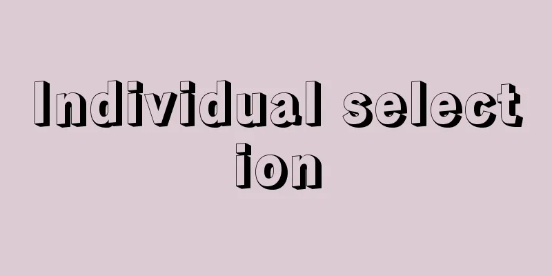 Individual selection