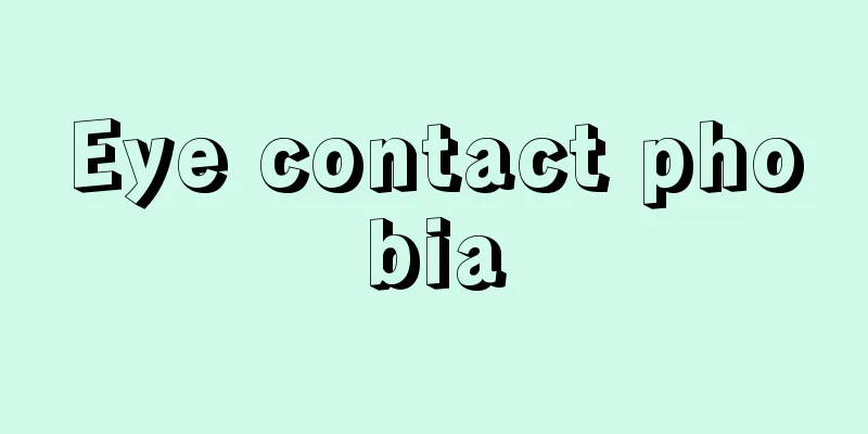 Eye contact phobia