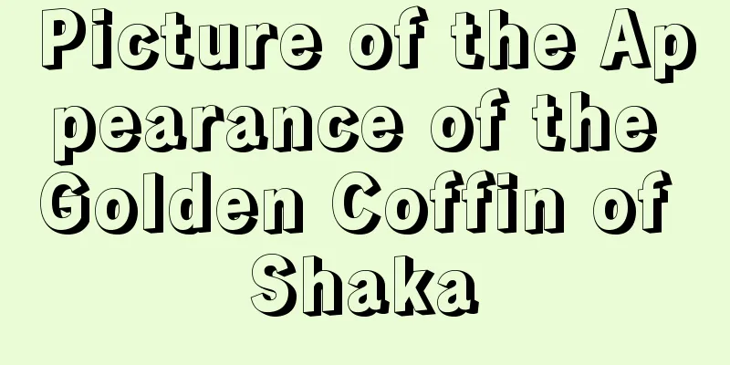 Picture of the Appearance of the Golden Coffin of Shaka