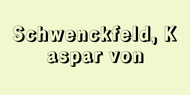 Schwenckfeld, Kaspar von