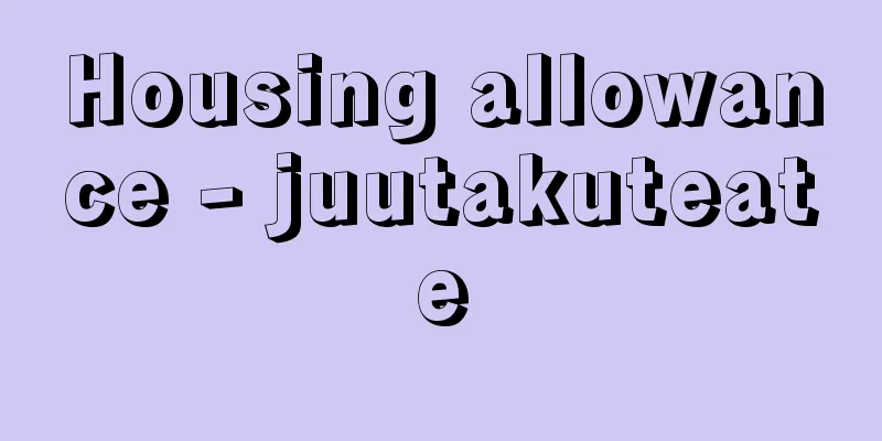 Housing allowance - juutakuteate