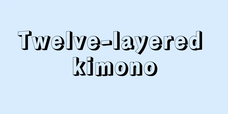 Twelve-layered kimono