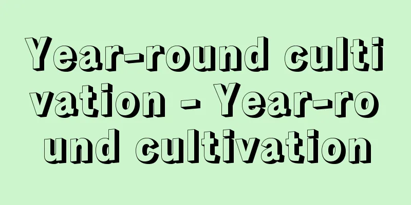 Year-round cultivation - Year-round cultivation