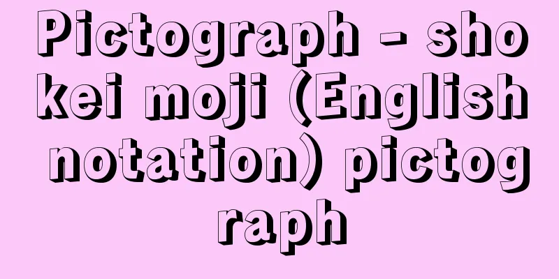 Pictograph - shokei moji (English notation) pictograph