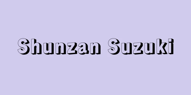 Shunzan Suzuki