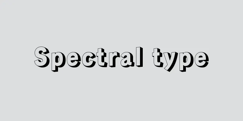 Spectral type