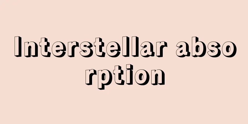 Interstellar absorption