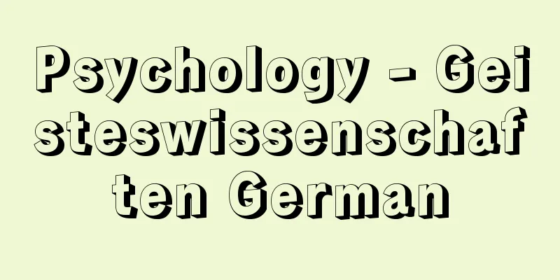 Psychology - Geisteswissenschaften German