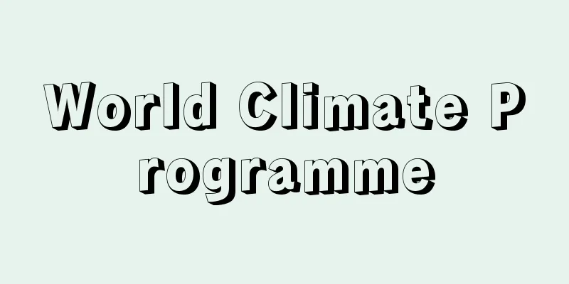 World Climate Programme