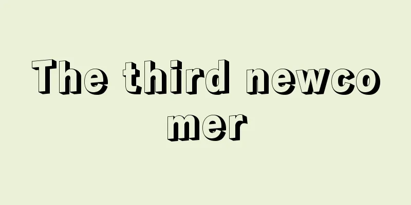 The third newcomer
