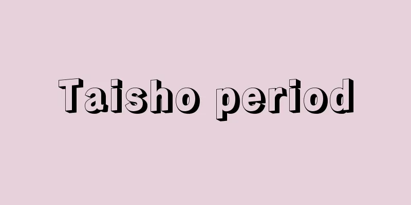 Taisho period