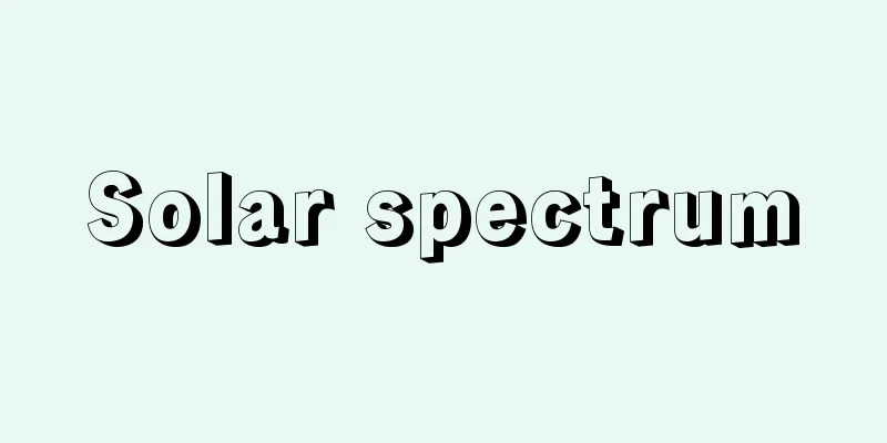 Solar spectrum