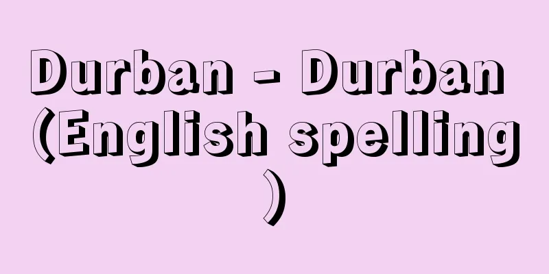 Durban - Durban (English spelling)