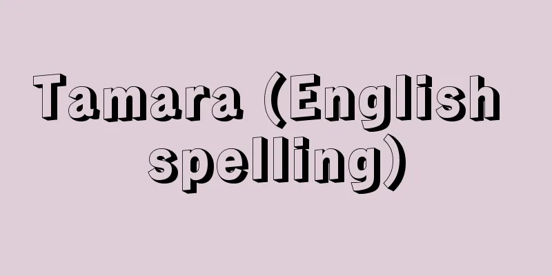 Tamara (English spelling)