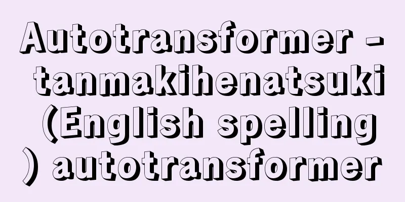 Autotransformer - tanmakihenatsuki (English spelling) autotransformer