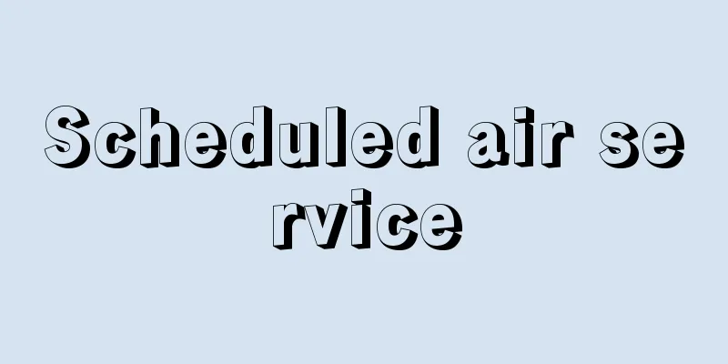 Scheduled air service
