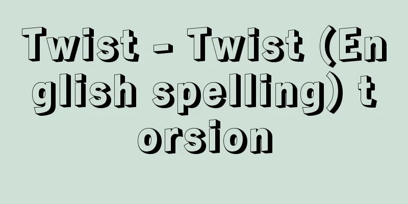 Twist - Twist (English spelling) torsion