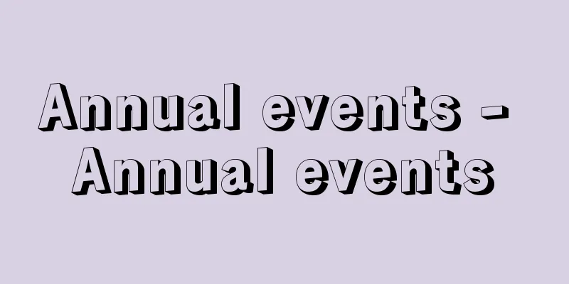 Annual events - Annual events