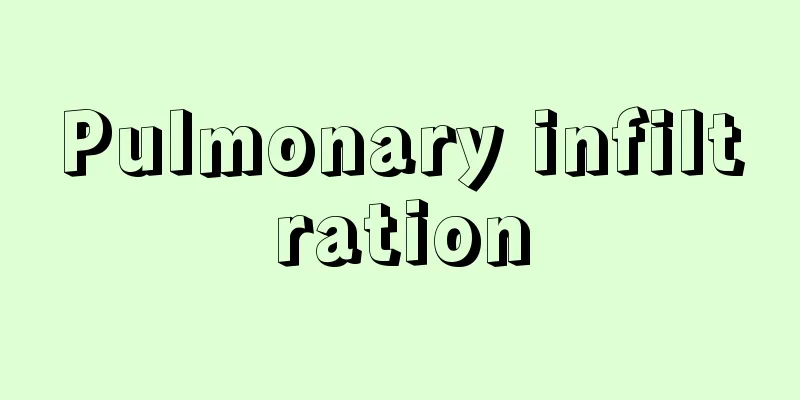 Pulmonary infiltration