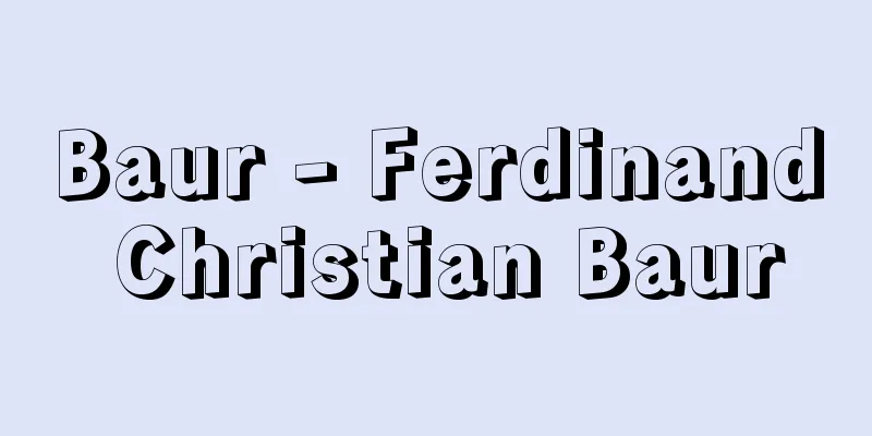 Baur - Ferdinand Christian Baur