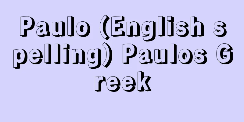 Paulo (English spelling) Paulos Greek