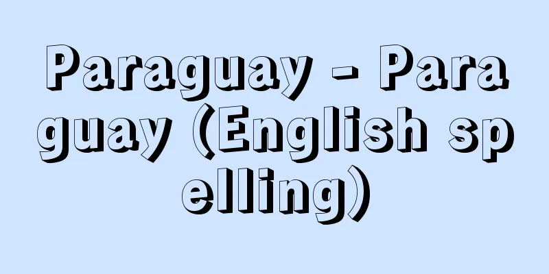 Paraguay - Paraguay (English spelling)