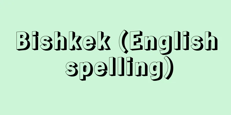 Bishkek (English spelling)
