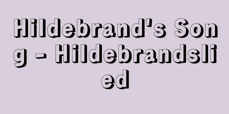 Hildebrand's Song - Hildebrandslied
