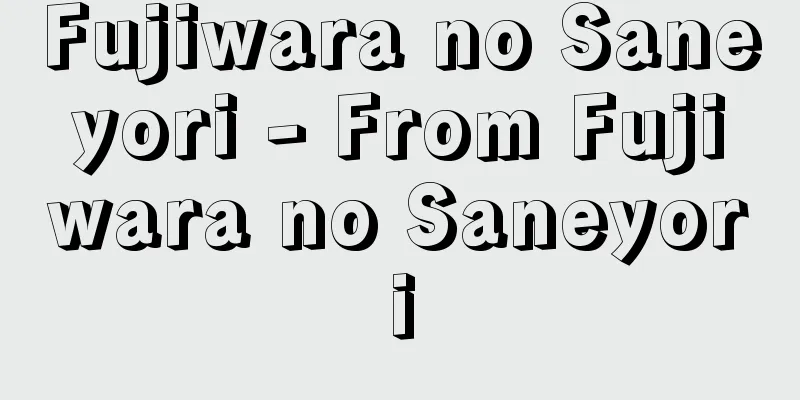 Fujiwara no Saneyori - From Fujiwara no Saneyori