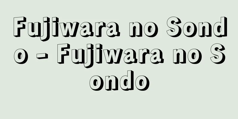 Fujiwara no Sondo - Fujiwara no Sondo