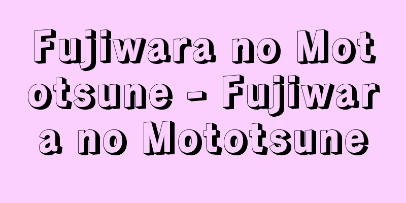Fujiwara no Mototsune - Fujiwara no Mototsune