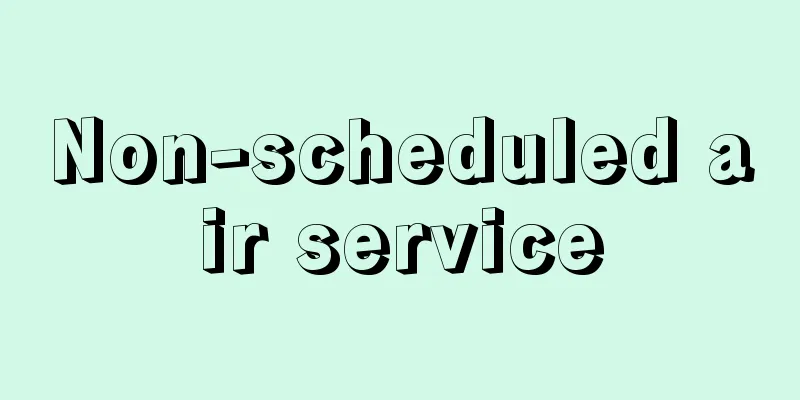 Non-scheduled air service