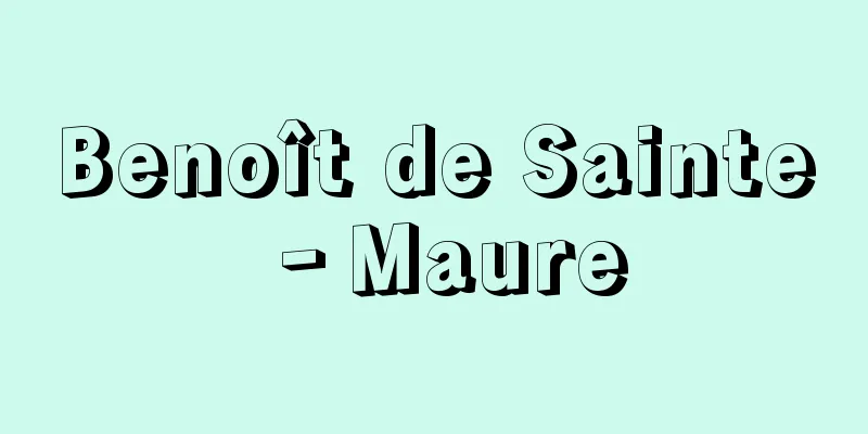 Benoît de Sainte‐Maure