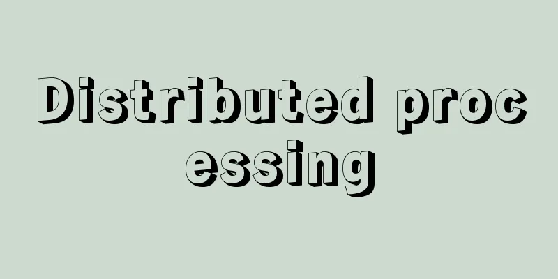 Distributed processing