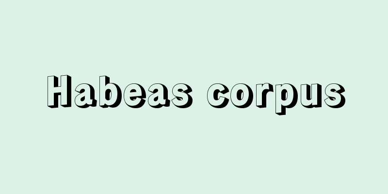 Habeas corpus