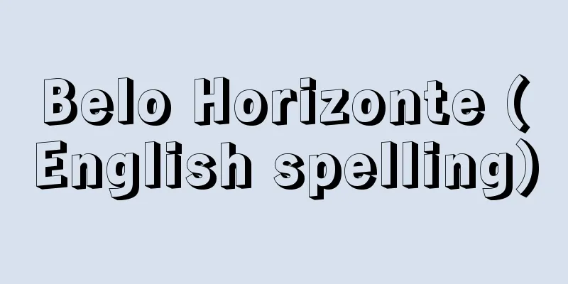 Belo Horizonte (English spelling)