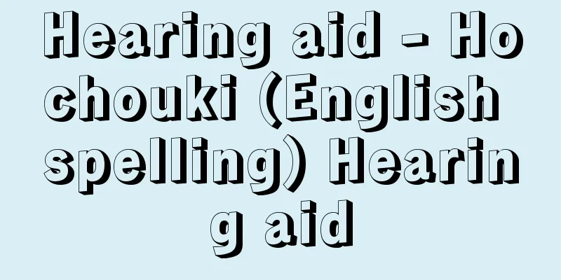 Hearing aid - Hochouki (English spelling) Hearing aid